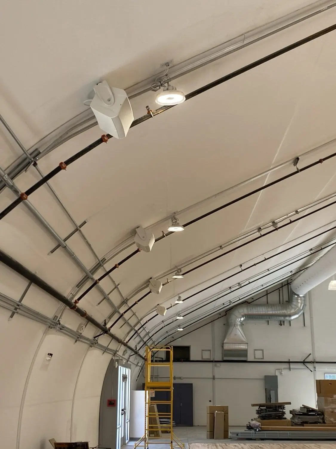 Ceiling-mounted commercial speakers